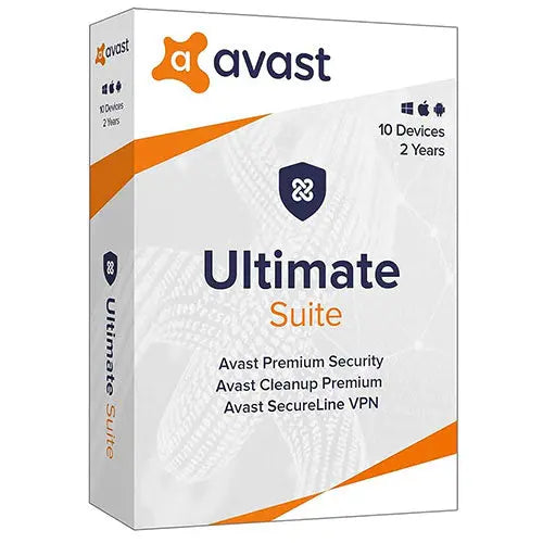 Avast Ultimate Security 2 Year 10 Devices Antivirus VPN
