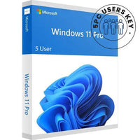 Microsoft Windows 11 Professional 5PC User Product Key Software Repair World