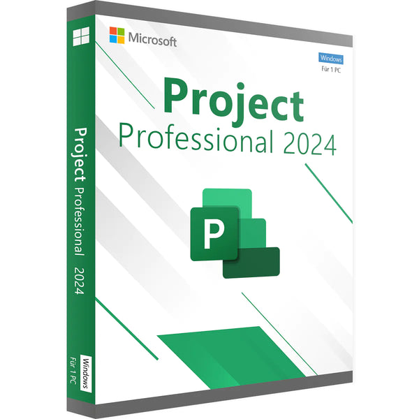 Microsoft Project 2024 Professional 1 PC Lifetime Bind Product License Key
