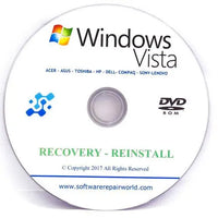 PC Laptop Recovery DVD for Windows Vista All Versions - Software Repair World