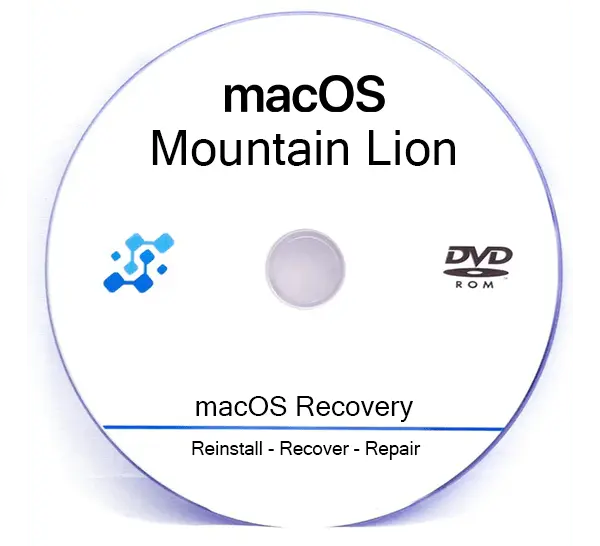 Recovery for Apple Mac OS X 10.8 Mountain Lion Fix Repair Reinstall DVD