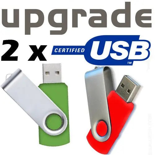 Upgrade Selected Product to 2 x USB Memory Sticks + Activation Key