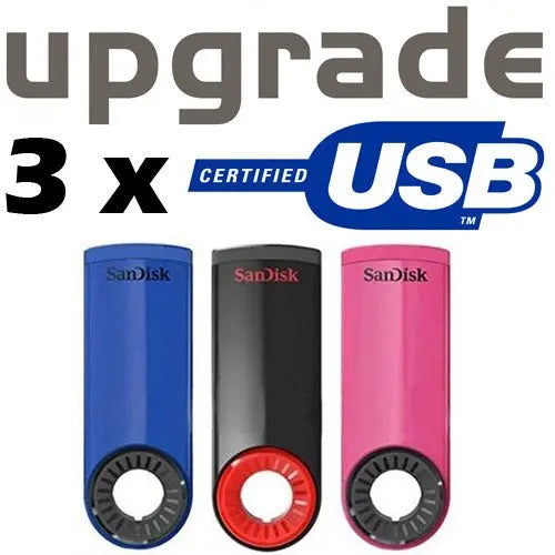 Upgrade Selected Product to 3 x USB Memory Drives