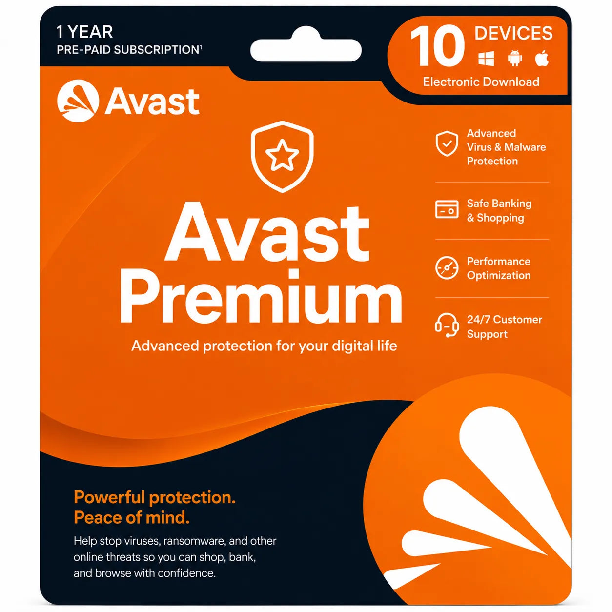 Avast Premium Security 10 Device 1 Year
