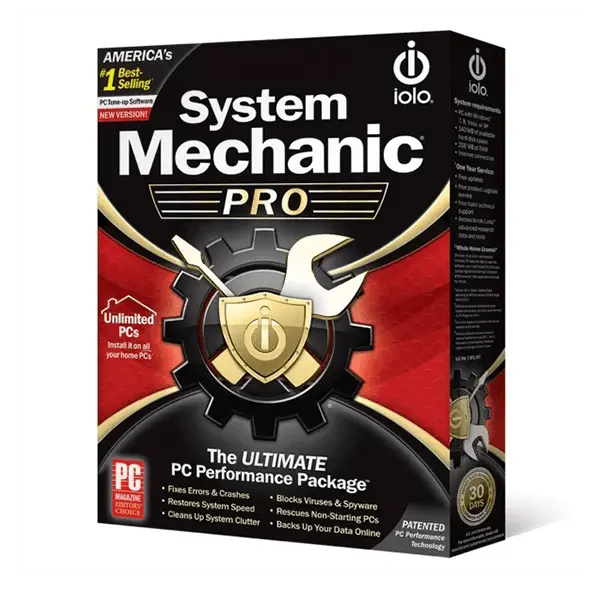 iolo System Mechanic Pro Antivirus 3 Devices 1 Year - Software Repair World