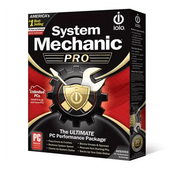 iolo System Mechanic Pro Antivirus 3 Devices 1 Year