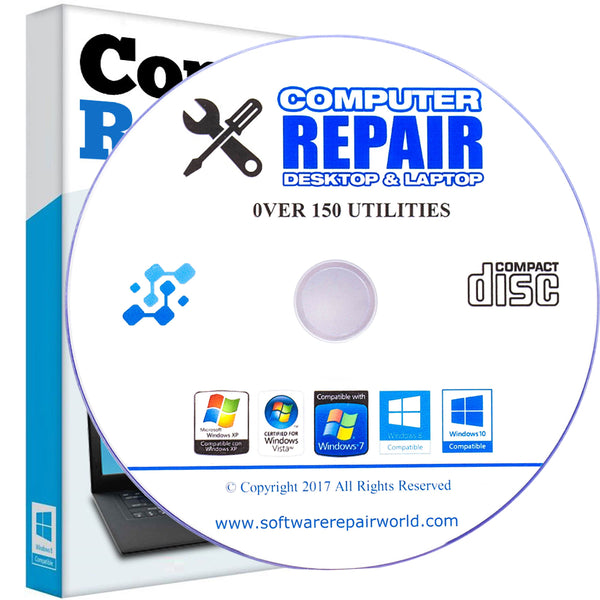 Computer Laptop Recovery Repair PC Engineers Boot Disc CD