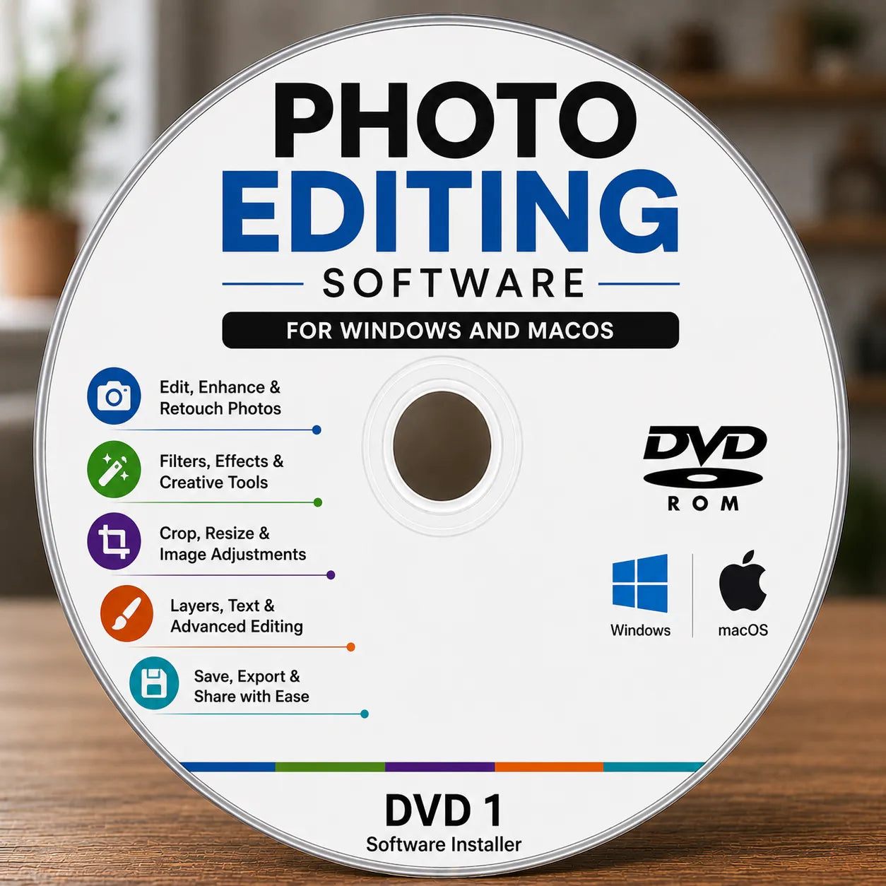 Photo Editing Software for Windows and MacOS