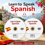 Learn How to Speak SPANISH Language 2 x DVD Learning Course