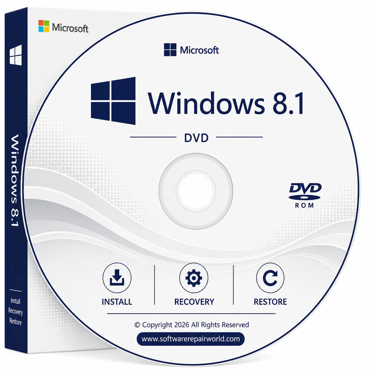 Windows 8.1 Home Professinal Installation Recovery DVD