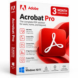Adobe Acrobat Pro 3 Month Subscription