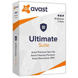 Avast Ultimate Security 2 Year 10 Devices Antivirus VPN
