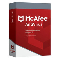 McAfee Antivirus 1 Year 1 Device Security Antivirus