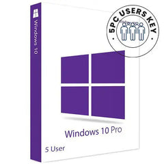 Microsoft Windows 10 Professional 5PC User Product Key Software Repair World