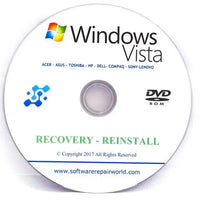 PC Laptop Recovery DVD for Windows Vista All Versions