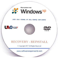PC Laptop Reinstall Recovery DVD for Windows XP Professional