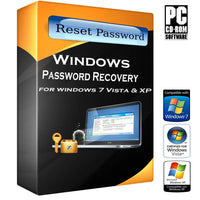 Password Recovery DVD Reset Remove For Windows 7 Vista XP