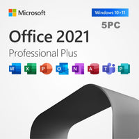 Microsoft Office 2021 Professional Plus | Windows | 5 PC | Lifetime Product Key