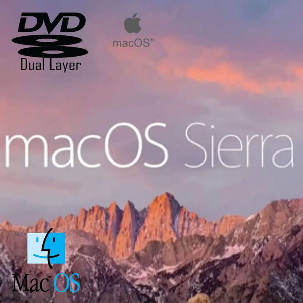 Recovery DVD for Apple Mac OS X 10.12 Sierra Install Fix Repair Reinstall - Software Repair World
