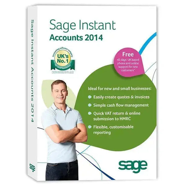 Sage Instant Accounts 2014 Small Business Bookkeeping
