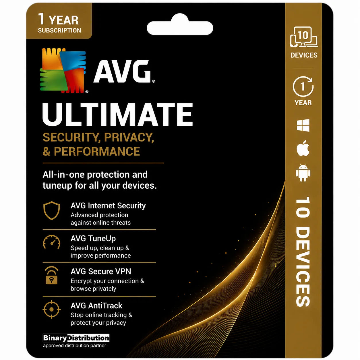 AVG Ultimate Protection 1 Year 10 Devices