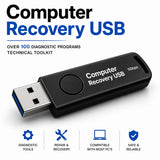 PC Laptop Computer Recovery Repair Fix Restore USB