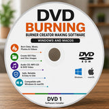DVD Burning Burner Creator Making Software Windows and MacOS
