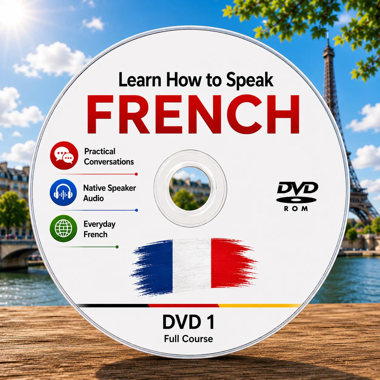Learn How to Speak FRENCH Language DVD inCar PC MP3