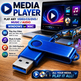 Media Player Play Any Video Files for WINDOWS or MAC on USB