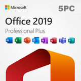 Microsoft Office 2019 Professional Plus | 5 PC | Product Key | Instant