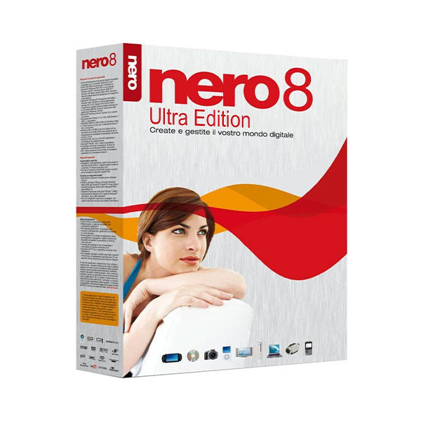 Nero 8 Ultra Edition DVD CD Burn Rip Copy