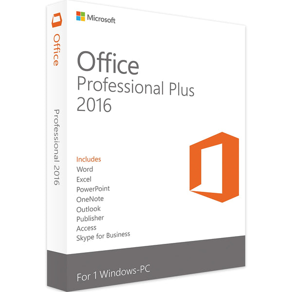 Microsoft Office 2016 Professional Plus Word Outlook