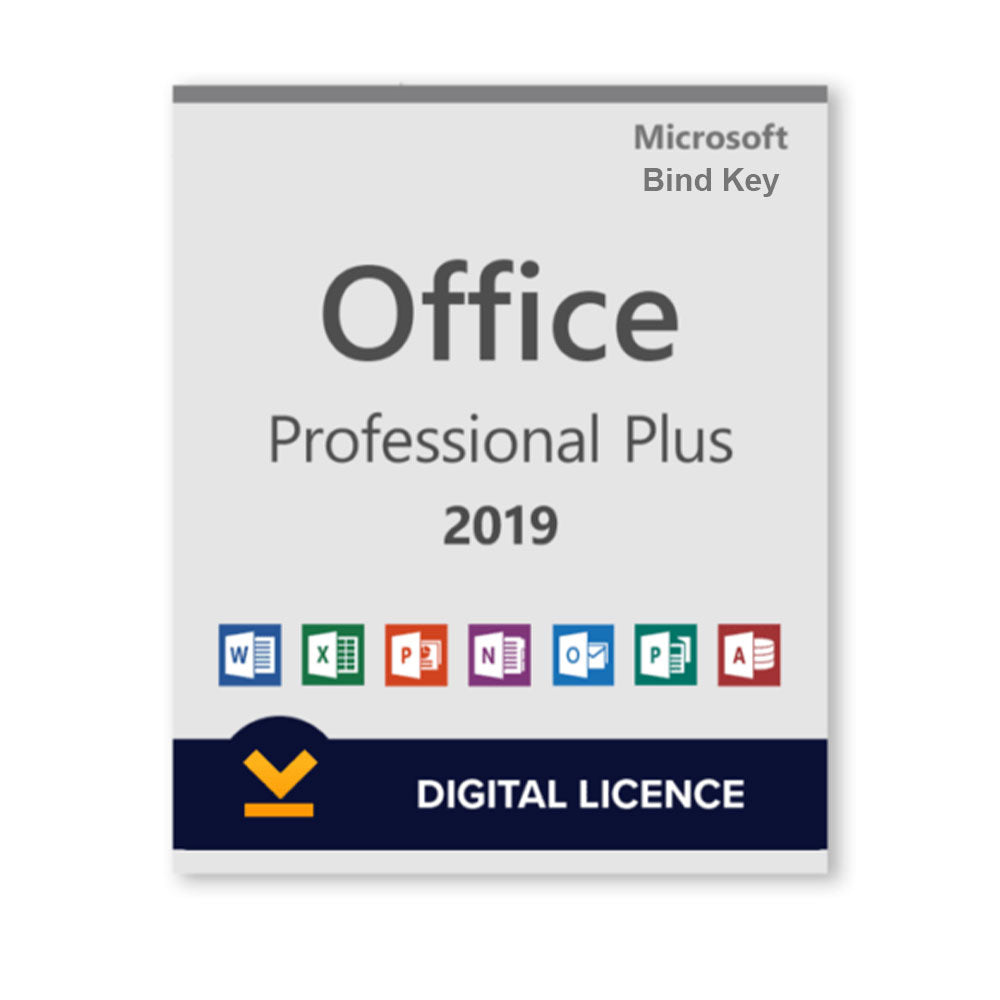 Microsoft Office 2019 Professional Plus 1PC Bind Key Product Key Download