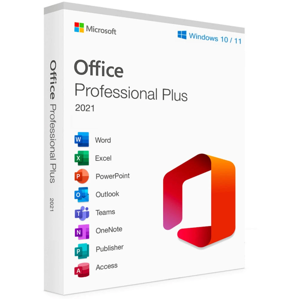 Microsoft Office 2021 Professional Plus Lifetime Word Excel Outlook Publisher