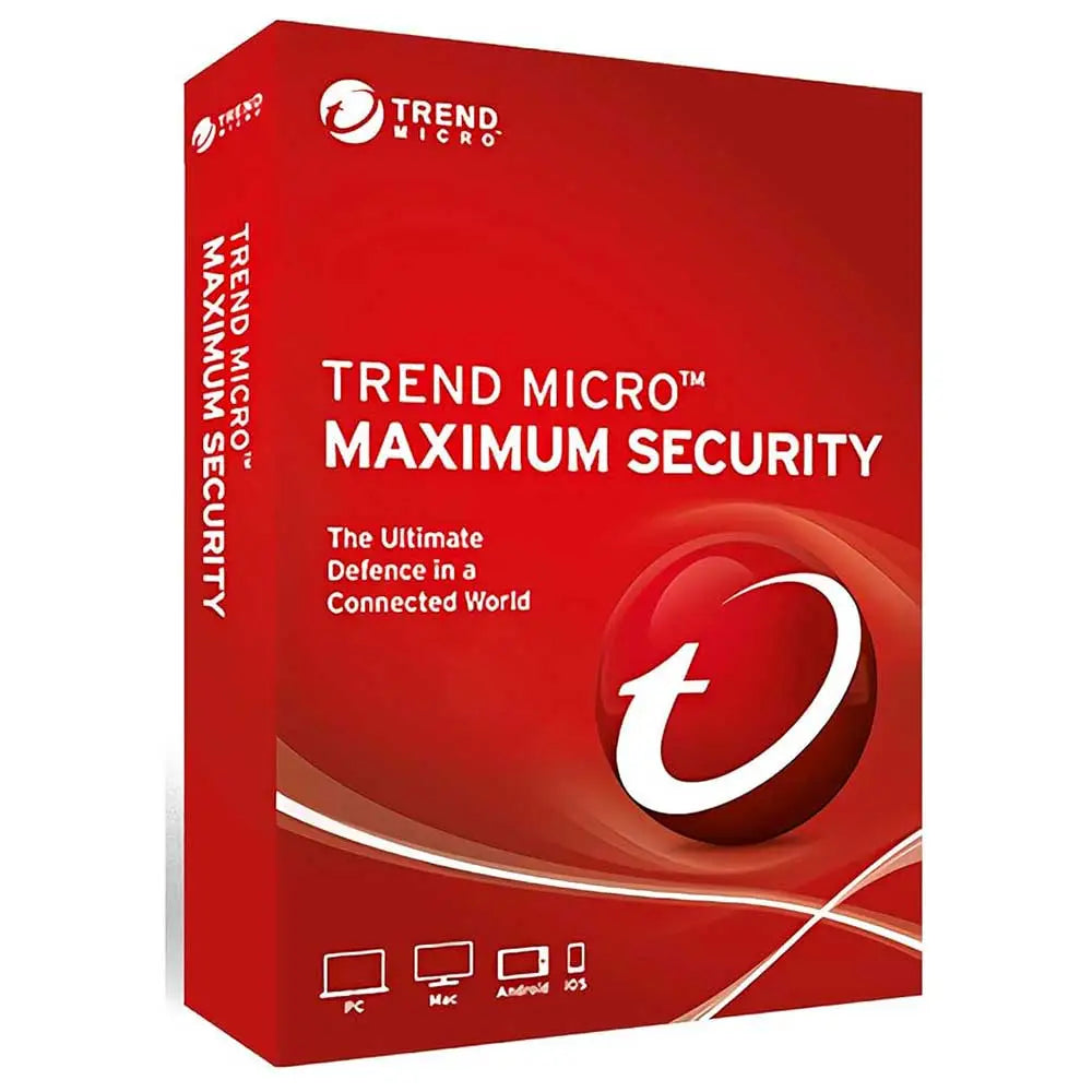 Trend Micro Maximum Security 1 Year 3 Devices