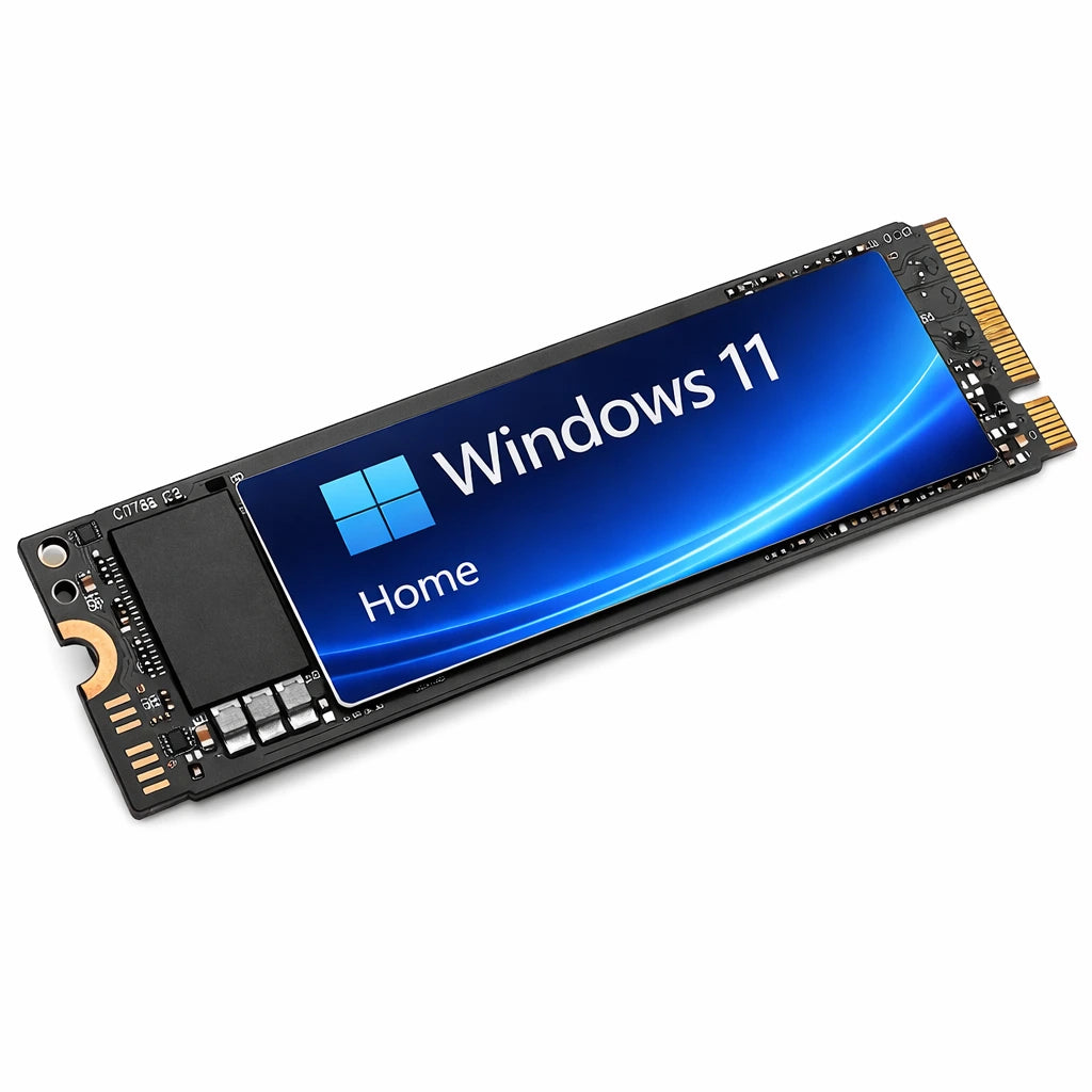 Preinstalled M.2 SSD Drive 240GB 480GB 1TB with Microsoft Windows 11 Home Ready to Run