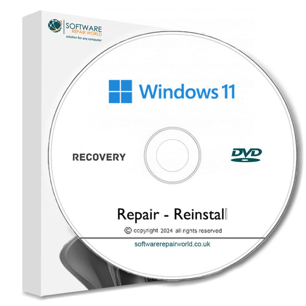 PC Laptop Recovery DVD for Windows 11 Home and Professional