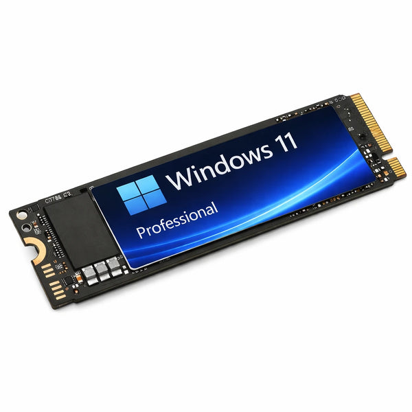 Preinstalled M.2 SSD Drive 240GB 480GB 1TB with Microsoft Windows 11 Professional Ready to Run