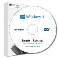 HP Recovery DVD Disk for Windows 8 Home and Professional
