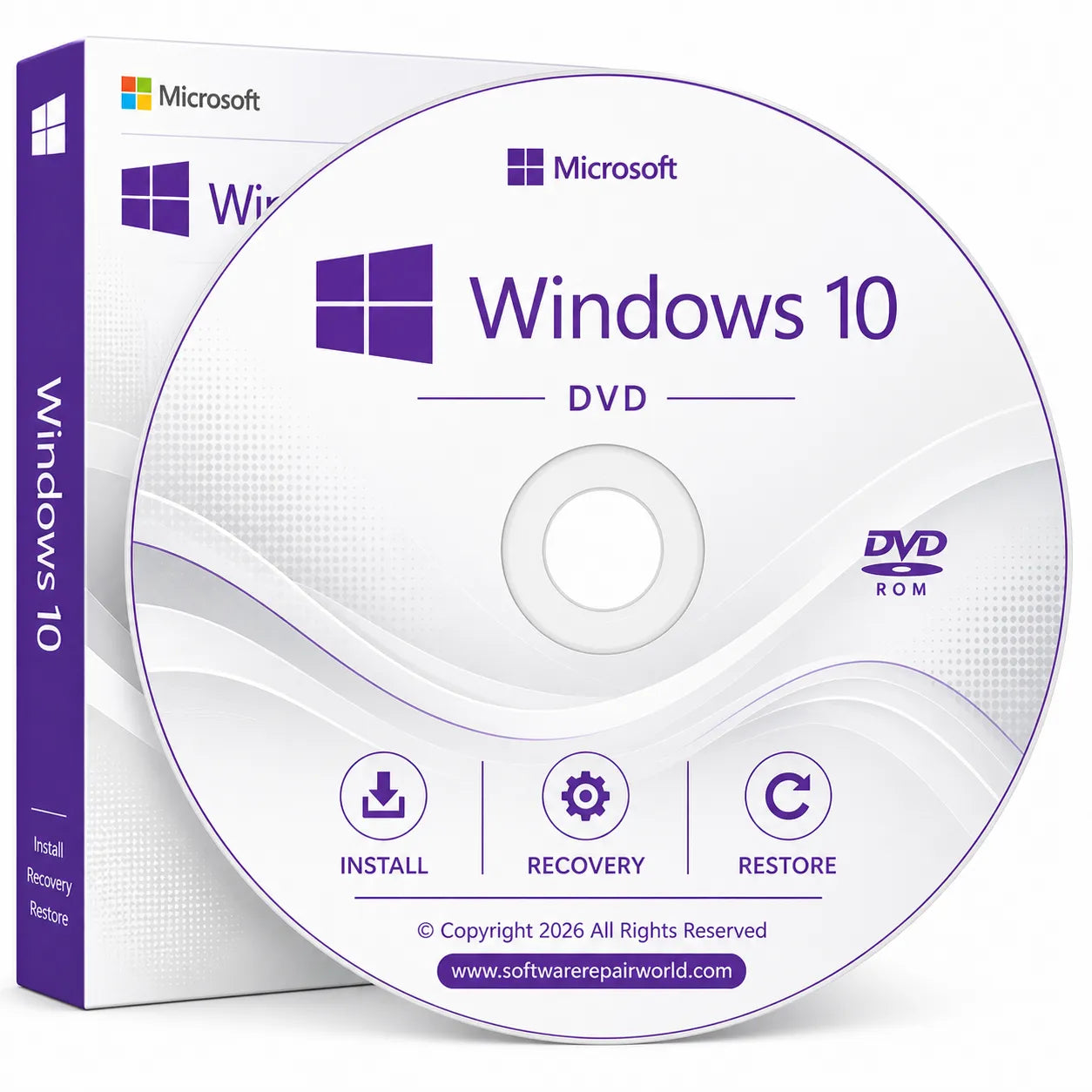 Windows 10 Professional Installation Recovery Bootable DVD